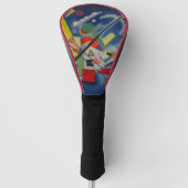 Blauw schilderij van Kandinsky Golfheadcover (Voorkant)