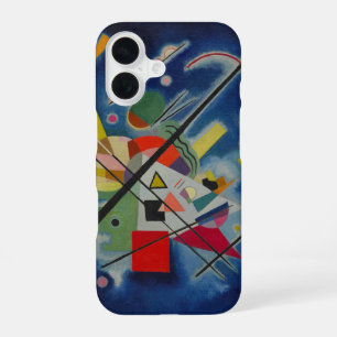 Blauw schilderij van Kandinsky iPhone 16 Hoesje