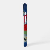 Blauw Schilderij van Kandinsky iPhone 16 Hoesje (Linkerkant)