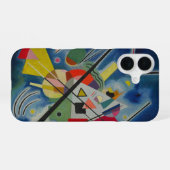Blauw Schilderij van Kandinsky iPhone 16 Hoesje (Achterkant horizontaal)