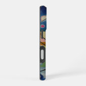 Blauw Schilderij van Kandinsky iPhone 16 Hoesje (Rechterkant)