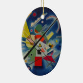 Blauw schilderij van Kandinsky Keramisch Ornament (Rechts)