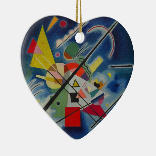 Blauw schilderij van Kandinsky Keramisch Ornament (Rechts)