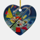 Blauw schilderij van Kandinsky Keramisch Ornament (Voorkant)