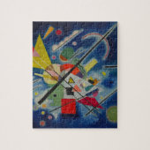 Blauw schilderij van Kandinsky Legpuzzel (Verticaal)