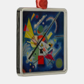 Blauw schilderij van Kandinsky Metalen Ornament (Rechts)