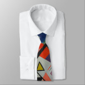 Blauw schilderij van Kandinsky Stropdas (Gebonden)