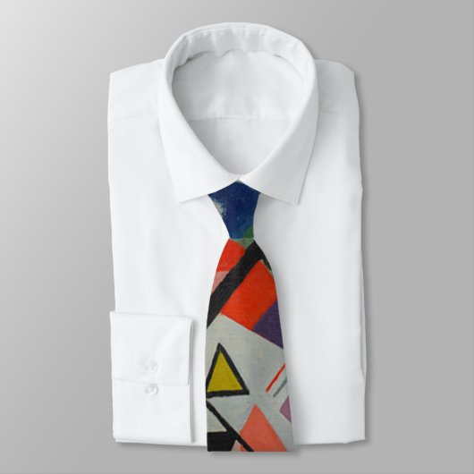 Blauw schilderij van Kandinsky Stropdas (Gebonden)