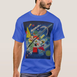 Blauw schilderij van Kandinsky T-shirt