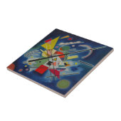 Blauw schilderij van Kandinsky Tegeltje (Zijkant)