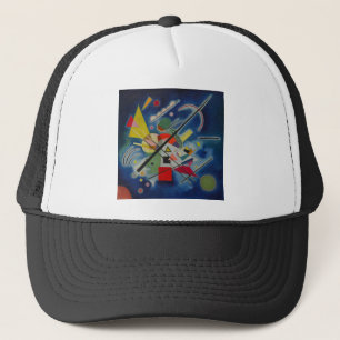 Blauw schilderij van Kandinsky Trucker Pet