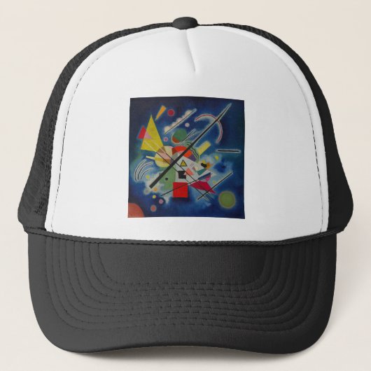 Blauw schilderij van Kandinsky Trucker Pet (Voorkant)