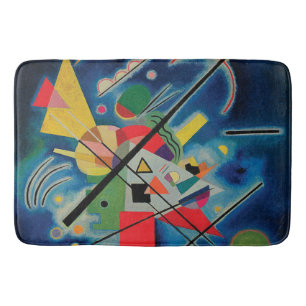 Blauw schilderij van Wassily Kandinsky Badmat