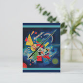 Blauw schilderij van Wassily Kandinsky Briefkaart (Staand voorkant)