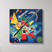 Blauw schilderij van Wassily Kandinsky Canvas Afdruk (Voorkant)