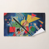 Blauw schilderij van Wassily Kandinsky Handdoek (Handdoek)