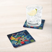 Blauw schilderij van Wassily Kandinsky Kartonnen Onderzetters (Insitu)