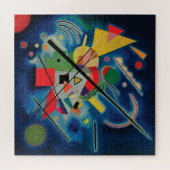 Blauw schilderij van Wassily Kandinsky Legpuzzel (Horizontaal)