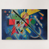 Blauw schilderij van Wassily Kandinsky Legpuzzel (Horizontaal)