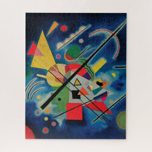Blauw schilderij van Wassily Kandinsky Legpuzzel
