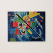 Blauw schilderij van Wassily Kandinsky Legpuzzel (Horizontaal)