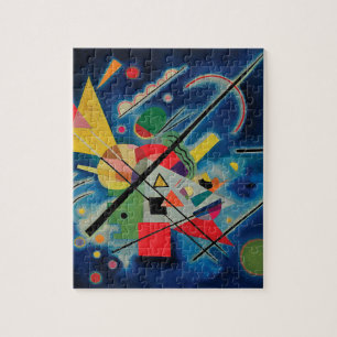 Blauw schilderij van Wassily Kandinsky Legpuzzel