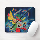 Blauw schilderij van Wassily Kandinsky Muismat (Met muis)