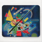 Blauw schilderij van Wassily Kandinsky Muismat (Voorkant)
