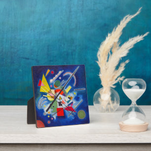 Blauw Schilderij   Wassily Kandinsky   Fotoplaat