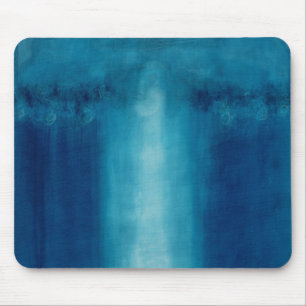 Blauw schilderij zonder titel 1995 muismat