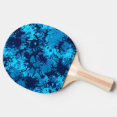 Blauw schilderplaatje tafeltennisbatje (Zijkant)
