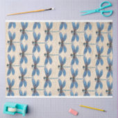 Blauw schonnippapier voor kunstmeubelen tissuepapier (Craft)