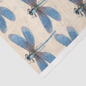 Blauw schonnippapier voor kunstmeubelen tissuepapier (Detail)