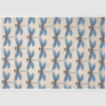 Blauw schonnippapier voor kunstmeubelen