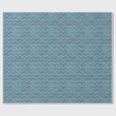 Blauw schoppenpatroon cadeaupapier (Vlak)