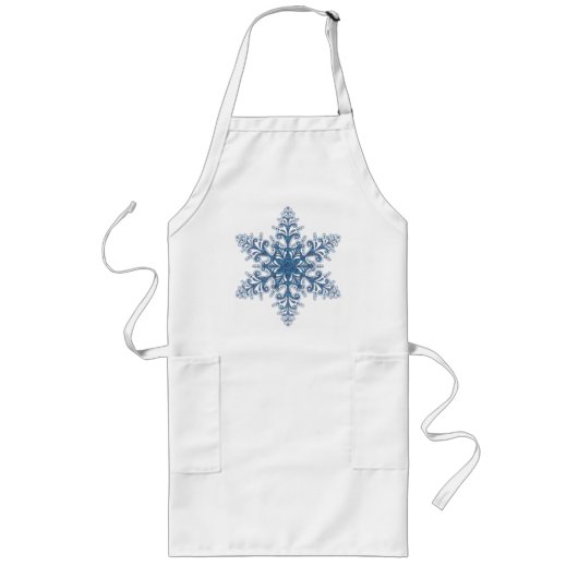 Blauw Schort Snowflake (Voorkant)