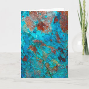 Blauw schotel kaart