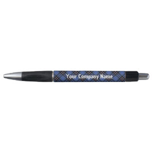 Blauw Schots geruit tartan Pen