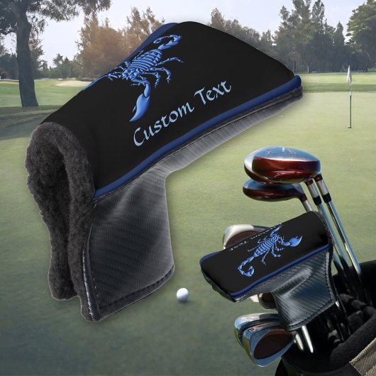 Blauw Scorpion Golf Head Hoesje Golfheadcover