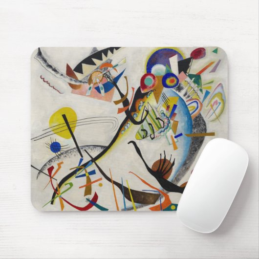 Blauw segment muismat (Met muis)