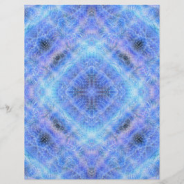 Blauw Serene Tuinen Bulk Scrapbookpapierpagina's Flyer