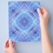 Blauw Serene Tuinen Bulk Scrapbookpapierpagina's Flyer (Hand)