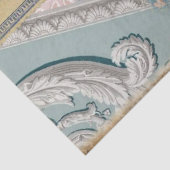 blauw Shabby Adverteren Lace Collage Tissuepapier (Detail)