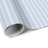 Blauw Shades Streep Bruidsdouche Cadeaupapier (Rol Hoek)