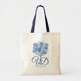 Blauw ShadesTree in ander ontwerp Tote Bag