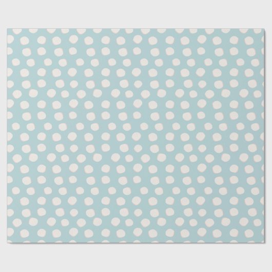 Blauw Shell Pattern Wrapping Paper Cadeaupapier (Vlak)