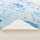 Blauw Sherpa Deken (3/4)