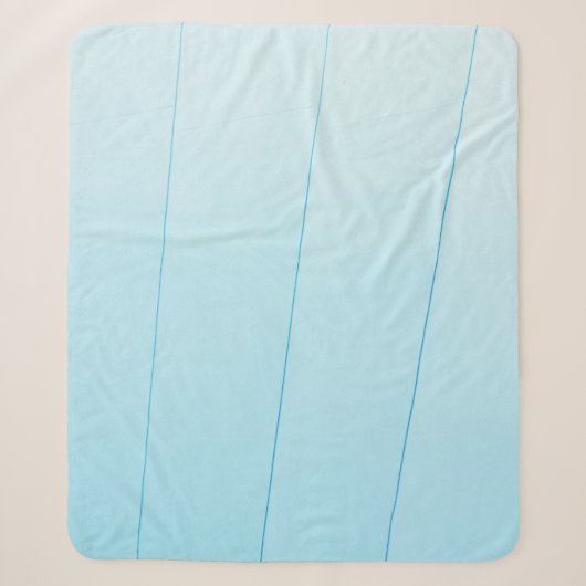 Blauw Sherpa Deken (Voorkant)