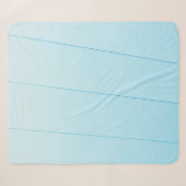 Blauw Sherpa Deken (Voorkant (horizontaal))
