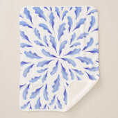 blauw sherpa deken (Voorkant)